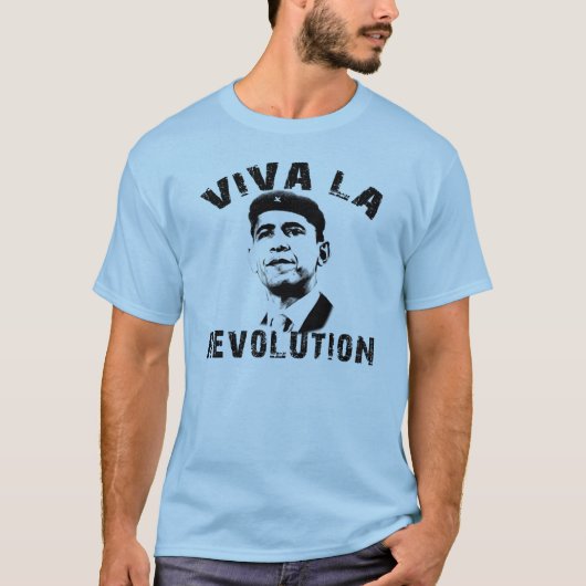 T-shirt Révolution de La de vivats ! Révolution d'Obama (Devant)