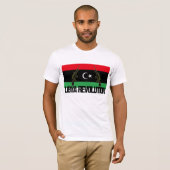 T-SHIRT RÉVOLUTION DE LA LIBYE (Devant entier)