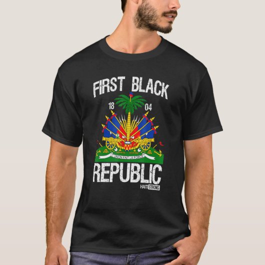 T-shirt Révolution de l'histoire haïtienne depuis 1804 Pre (Devant)