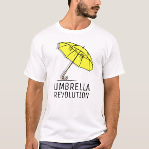T-shirt Révolution de parapluie