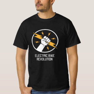 T-shirt Révolution des vélos électriques en vélo