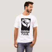 T-shirt revolution_fist, P.M.R. (Devant entier)