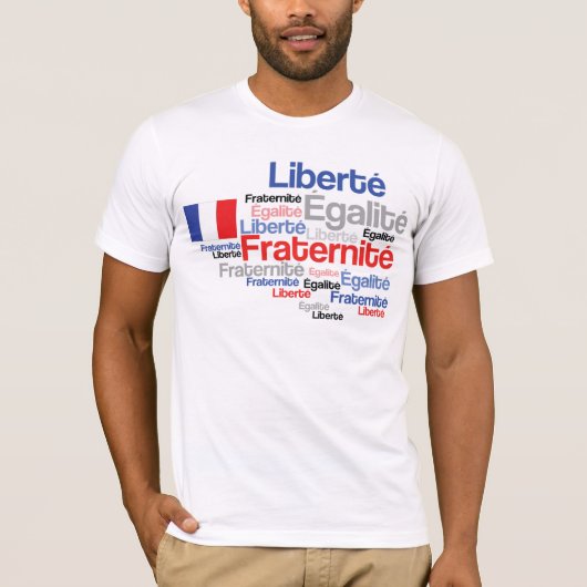 T-shirt Révolution française - Liberté, Égalité, (Devant)