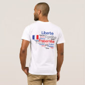T-shirt Révolution française - Liberté, Égalité, (Dos entier)
