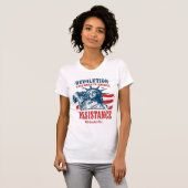 T-shirt Revolution Gave Birth To America (Devant entier)