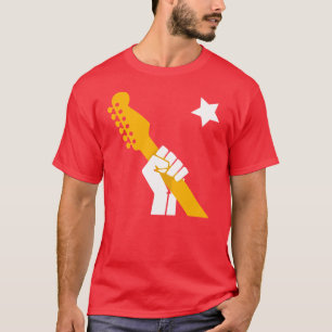 T-shirt Révolution T rouge #0003 de théorie de guitare