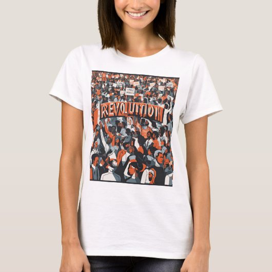 T-shirt "Révolution" tee graphique (Devant)