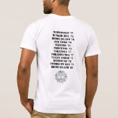 T-shirt révolutionnaire de John Perkins (Dos)