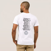 T-shirt révolutionnaire de John Perkins (Dos entier)