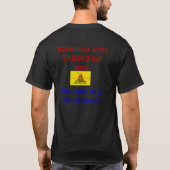 T-shirt révolutionnaire-guerre-drapeau (Dos)