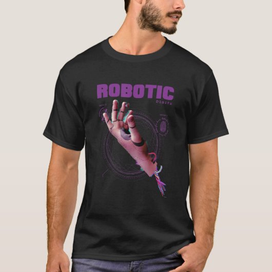 T-shirt Révolutionner avec robotique et automatisation (Devant)