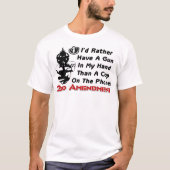 T-shirt Revolver en ma main ! (Devant)