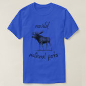 T-shirt Rewild Nos Parcs Nationaux Rewilding Conservation  (Design devant)