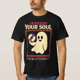T-shirt Rewind Your Life - Retro Skeleton Cassette