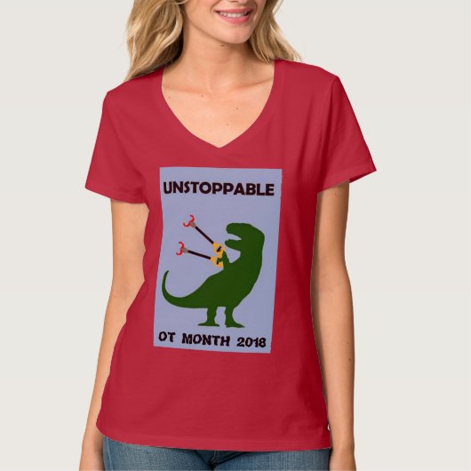 T-SHIRT REX 2018 DU MOIS OT D'ERGOTHÉRAPIE (Devant)