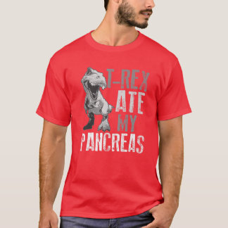 T-shirt Rex Ate My Pancreas | Diabète Dinosaure Amateurs G