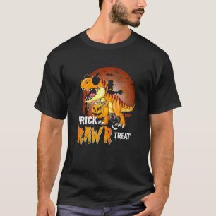T-shirt Rex Dinosaur Trick Rawr Treat Halloween