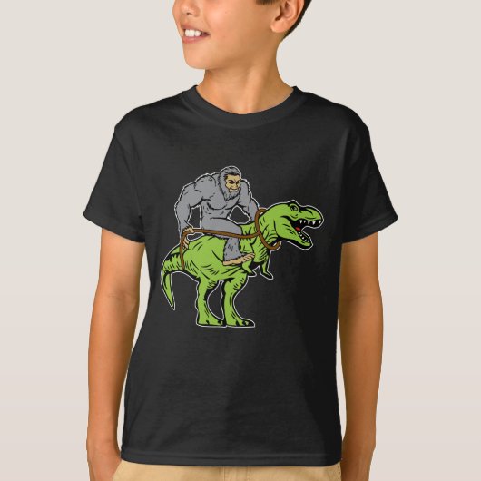 T-shirt Rex du dinosaure T d'équitation de Bigfoot (Devant)