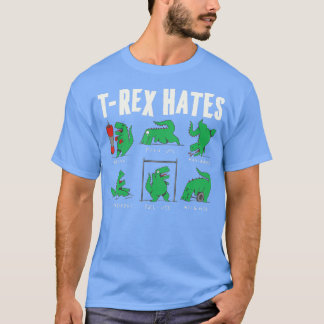 T-shirt rex Funny Ce que Rex déteste Dinosaur pour n Garço