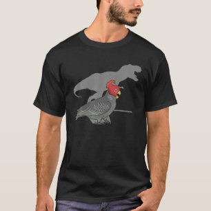 T-shirt Rex Gang Gang Cockatoo Dinosaure Dinosaure Parrot