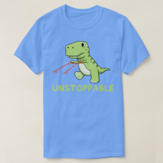 T-shirt Rex Inarrêtable Avec Longue Arme (Design devant)