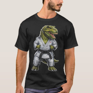 T-shirt Rex Martial Arts Dinosaur Karate Jiu-jitsu Ninja