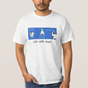 T-shirt Rex The TV Terrier "Life With Dogs" Tee