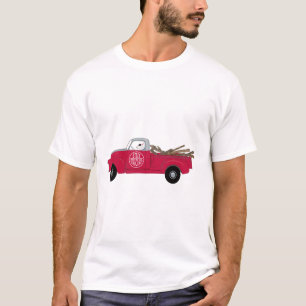 T-shirt Rex The TV Terrier Red Truck