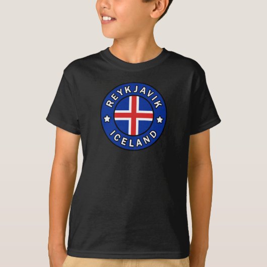 T-shirt Reykjavik Islande (Devant)