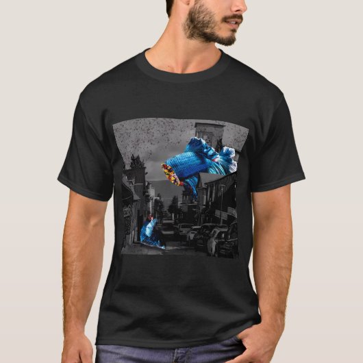 T-shirt Reykjavík Poisson Mort (Devant)