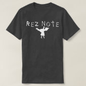 T-shirt Rez Note Powwow Native American Design  (Design devant)