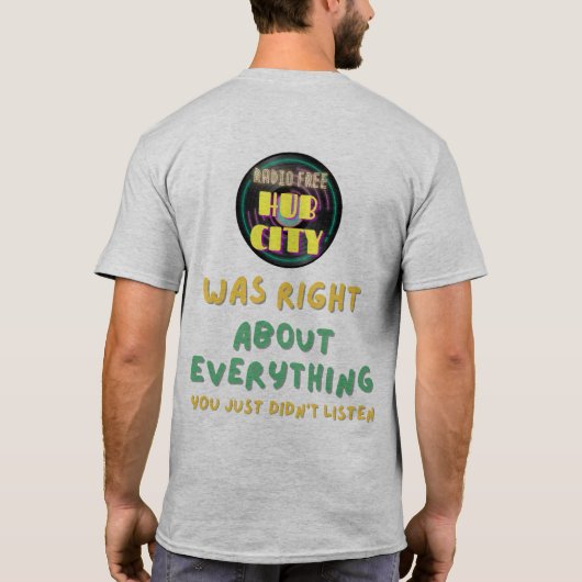 T-Shirt RFHC avait raison (Dos)