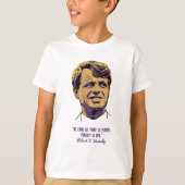 T-shirt RFK - La pauvreté est mauvaise (Devant)
