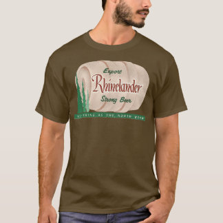 T-shirt Rhinelander Bière Rétro Déficit Wisconsin Breweria