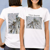 T-shirt Rhinestones Art déco Glam rétro