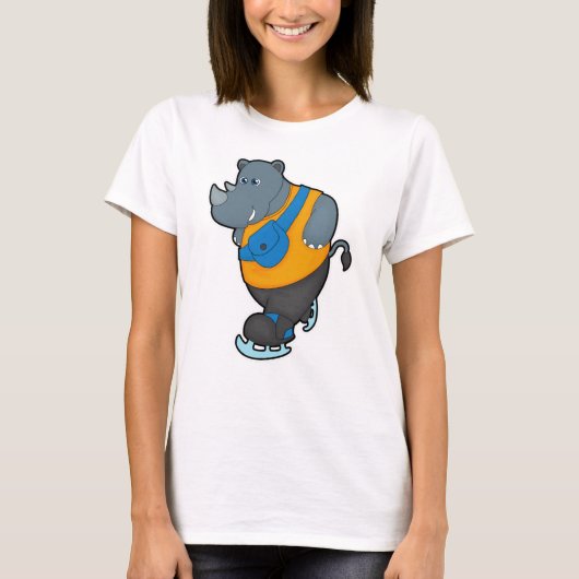 T-shirt Rhino at Ice patinage avec Sling bag (Devant)