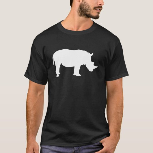 T-shirt Rhino avec corne (Devant)