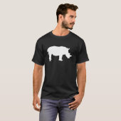 T-shirt Rhino avec corne (Devant entier)