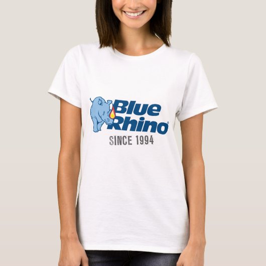 T-shirt Rhino bleu "depuis 1994" femmes (Devant)