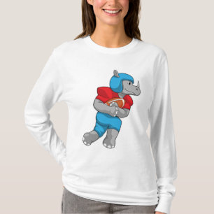 T-shirt Rhino de football