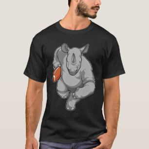 T-shirt Rhino de football