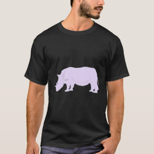 T-shirt Rhino Lavender Rhinoceros