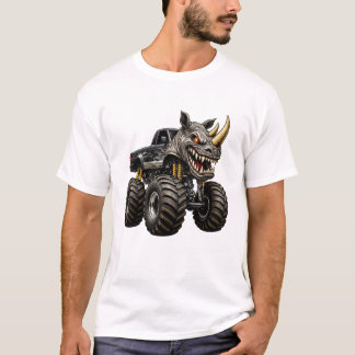 T-shirt Rhino Monster Truck Beast