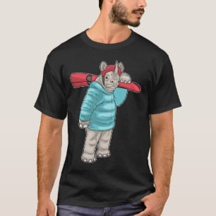 T-shirt Rhino Skier Ski Sports d'hiver