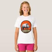 T-shirt Rhinocéros (Devant entier)
