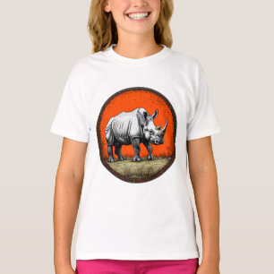 T-shirt Rhinocéros