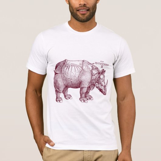 T-shirt rhinocéros (Devant)