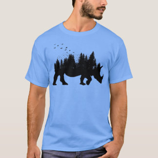 T-shirt Rhinoceros Aventure Nature Animaux