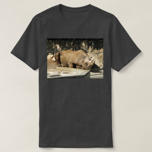 T-shirt Rhinocéros dormant (Design devant)
