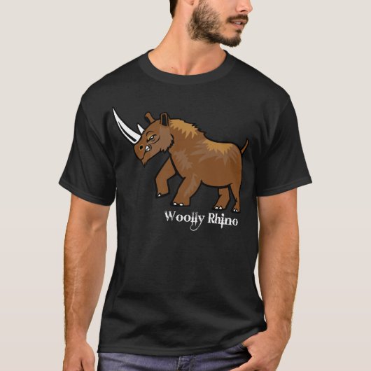 T-shirt Rhinocéros laineux (Devant)